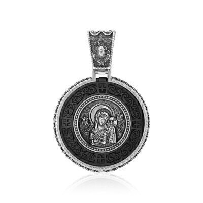 картинка Образ из серебра "Божия Матерь Казанская" (95810) 